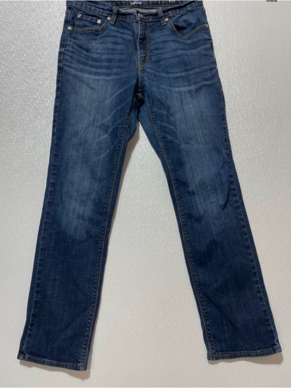 3/$30 Levi's Men’s Indigo Straight-Leg Jeans